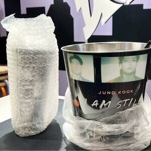 NEW Jungkook I Am Still Popcorn Bucket & Cup Set BTS Still In Wrapper Unused